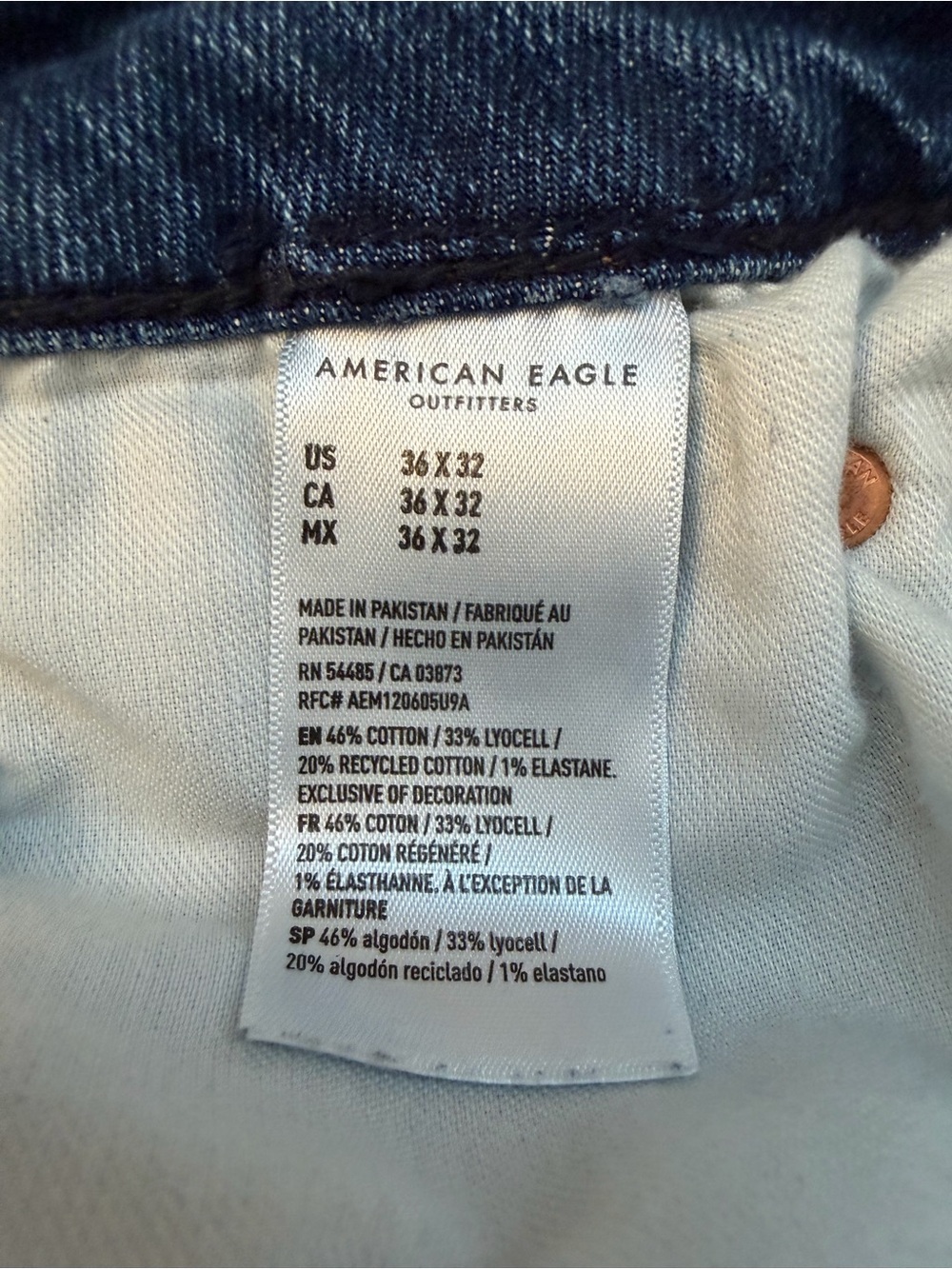 American Eagle Outfitters Men’s Airflex Bootcut Jeans - 36x32 - Picture 6 of 6